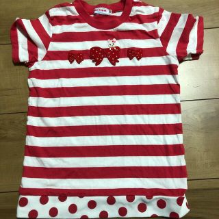 ミキハウス(mikihouse)のミキハウス⭐︎うさこちゃんボーダーTシャツ(Tシャツ/カットソー)