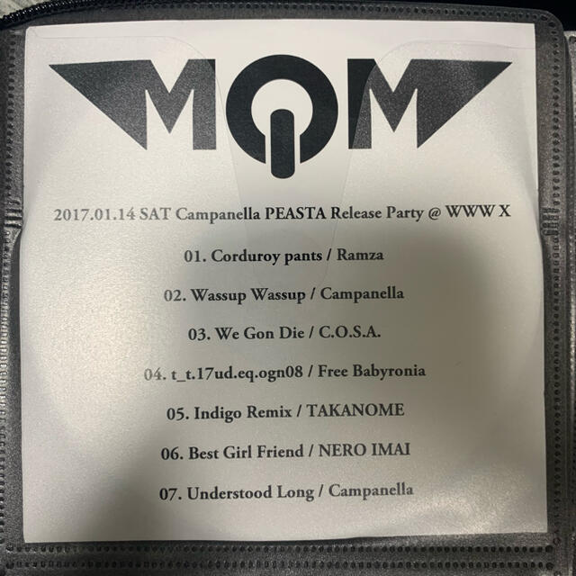 MQM / PEASTA Release Party 特典エンタメ/ホビー