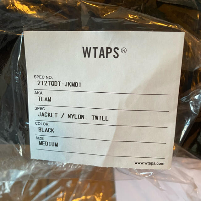 ミリタリージャケット21aw wtaps TEAM / JACKET / NYLON. TWILL