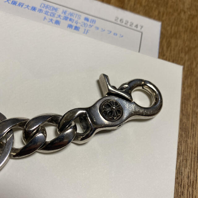 Chrome Hearts(クロムハーツ)のクロムハーツ　クラシック　ショートチェーン　クリップチェーン　キーチェーン メンズのファッション小物(キーホルダー)の商品写真