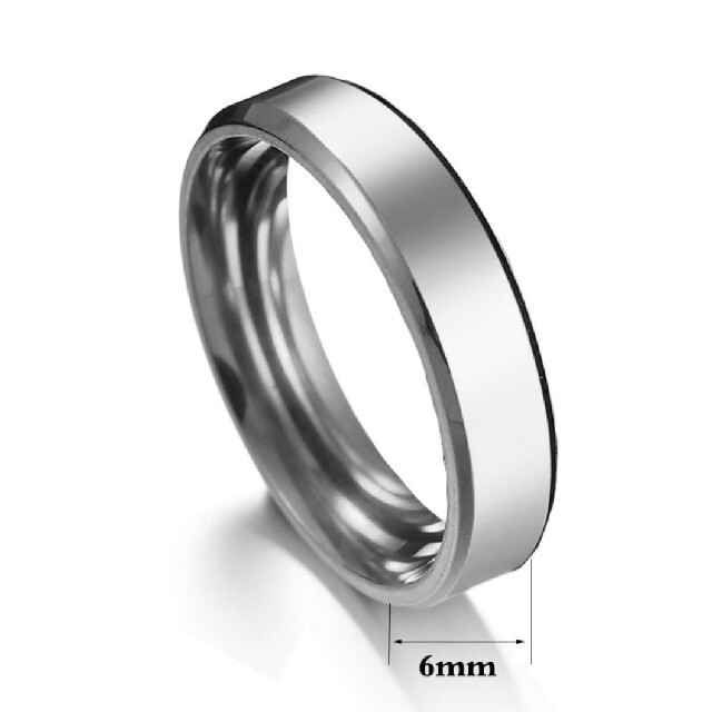 ステンレスリング　指輪　シンプルリング　メンズリング　メンズアクセサリー　金属ア メンズのアクセサリー(リング(指輪))の商品写真