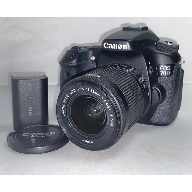 Canon eos 70D 18-55mm STM ボディ 本体 レンズキット デジタル一眼
