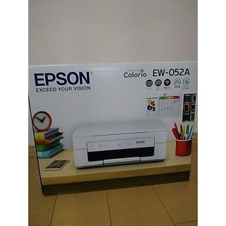 エプソン(EPSON)の新品プリンターエプソン 本体 インク無し EW-052A (PC周辺機器)