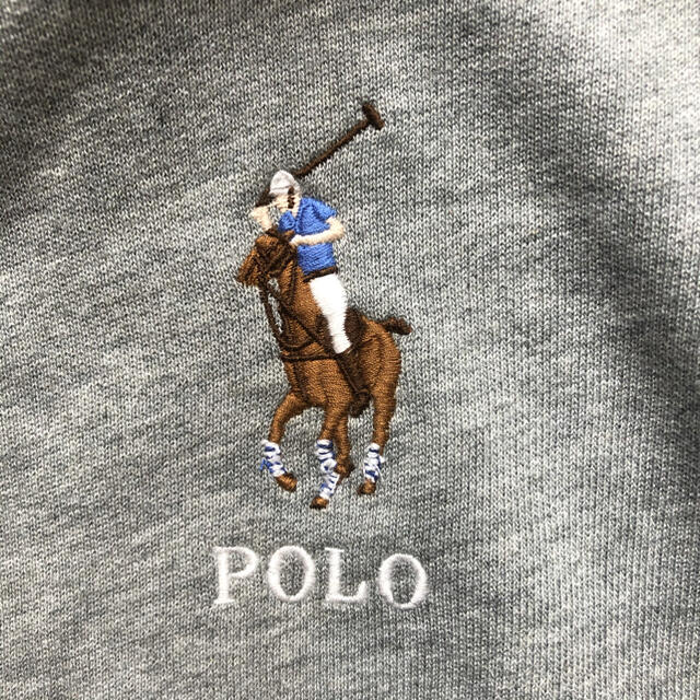 Ralph Lauren(ラルフローレン)のラルフローレン　キッズ　女の子　130 グレー　パーカー  子供服 キッズ/ベビー/マタニティのキッズ服女の子用(90cm~)(ニット)の商品写真