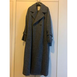 シャリーフ(SHAREEF)のshareef シャリーフ 17aw ロングコート size2 グレー(チェスターコート)