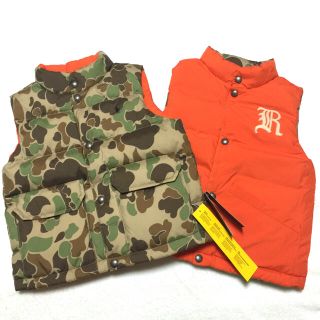 ポロラルフローレン(POLO RALPH LAUREN)の定価24,084円☆新品 リバーシブル ダウンベスト 4T/110(ジャケット/上着)