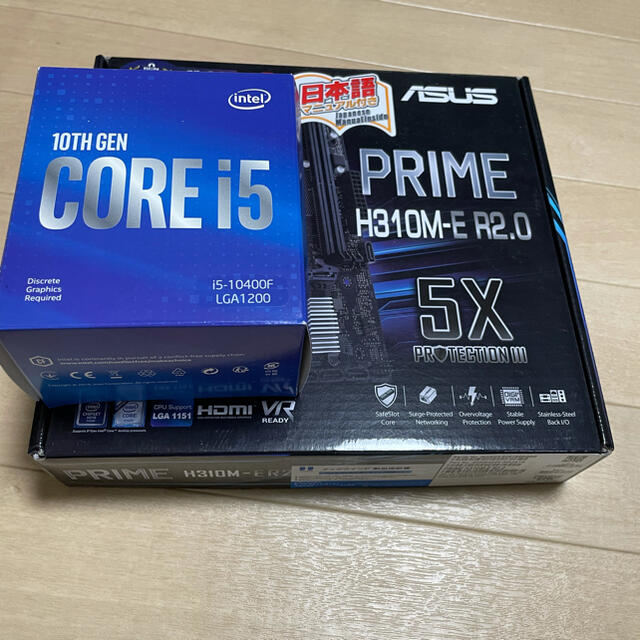 Intel core i5 9400f マザーボードセット - PCパーツ