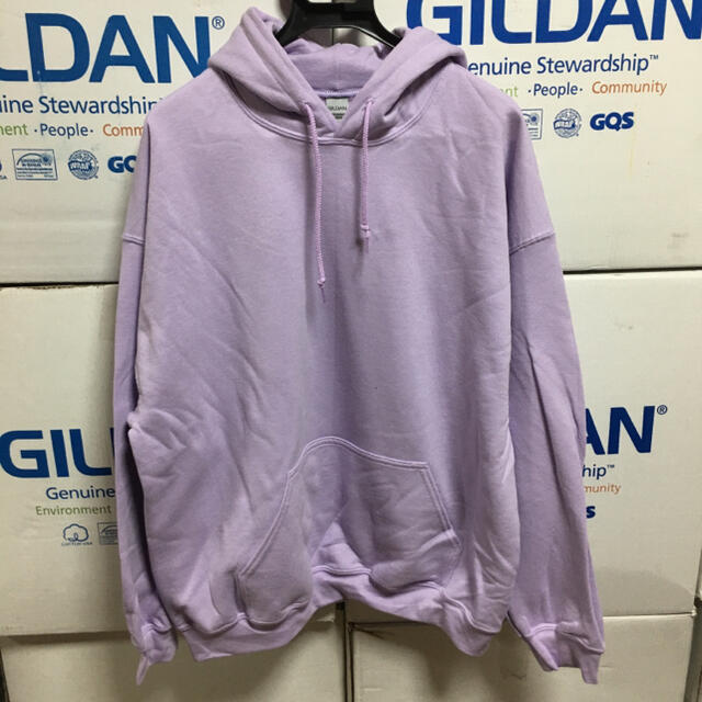 GILDAN(ギルタン)のGILDANギルダンのパーカー☆オーキッド☆ライトパープル☆紫ピンク☆Mサイズ メンズのトップス(パーカー)の商品写真