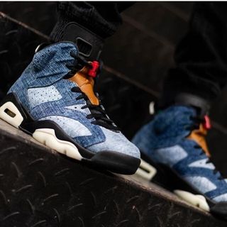 AIR JORDAN 6 - WASHED DENIM  26.5cm