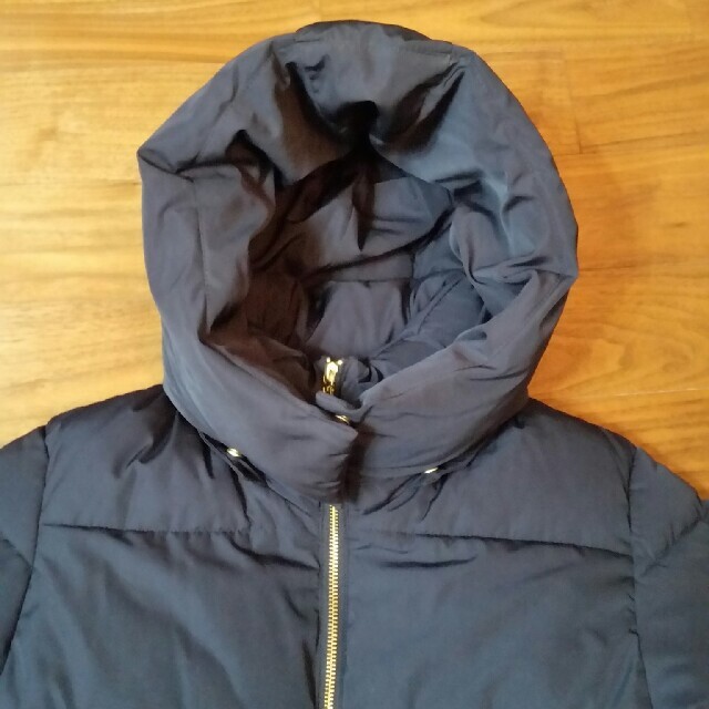 GU(ジーユー)のGU  中綿コート　ネイビー　XL レディースのジャケット/アウター(ロングコート)の商品写真