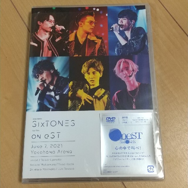 on　eST DVD SixTONES 通常 エンタメ/ホビーのDVD/ブルーレイ(ミュージック)の商品写真