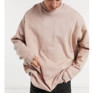 asos オーバーサイズスウェットシャツ 海外Sサイズ エイソス(スウェット)