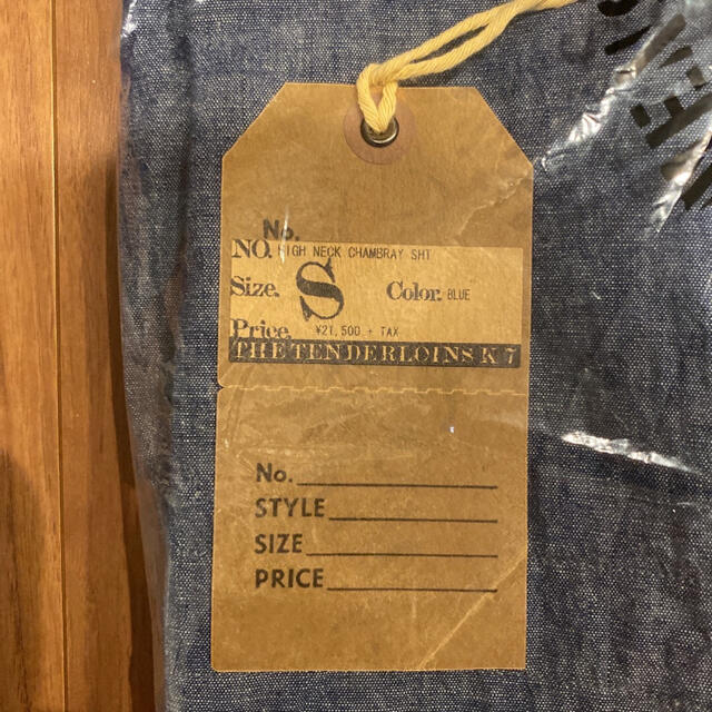 TENDERLOIN(テンダーロイン)のTENDERLOIN HIGH NECK CHAMBRAY SHT 19 メンズのトップス(シャツ)の商品写真