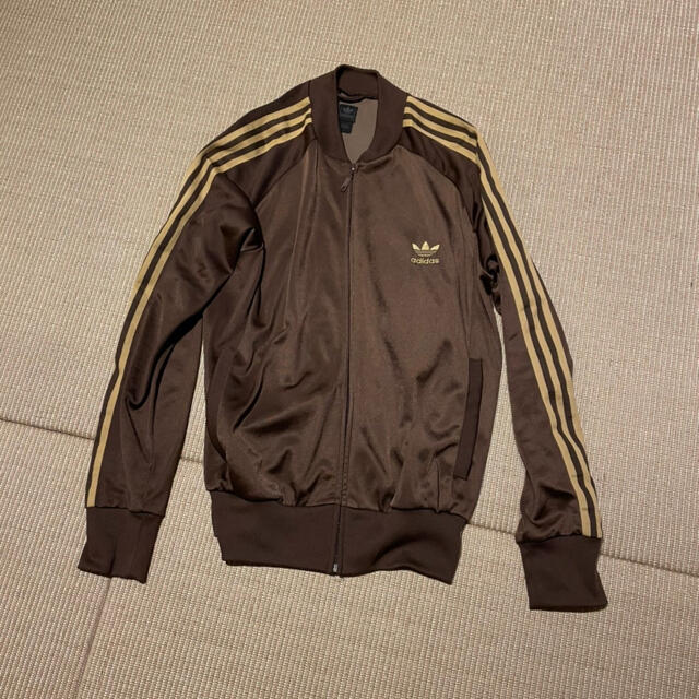 90s adidas トラックジャケット　ブラウン