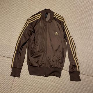 adidas トラックジャケット\u0026トラックパンツ セットアップ 茶 M相当