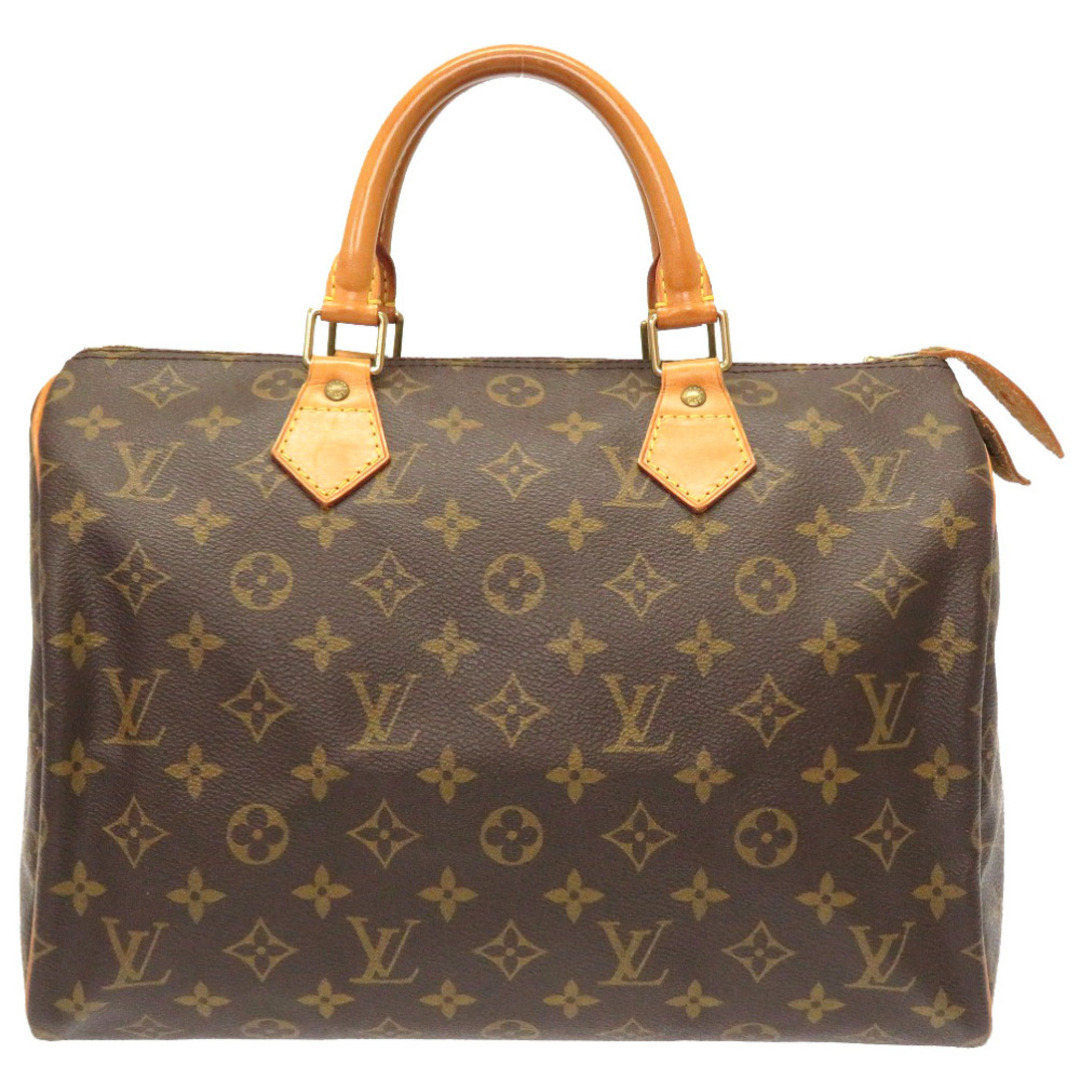 美品 ルイ ヴィトン モノグラム スピーディ30 M41526 ハンドバッグ バッグ LV 0254  LOUIS VUITTONオープンポケットx1なし