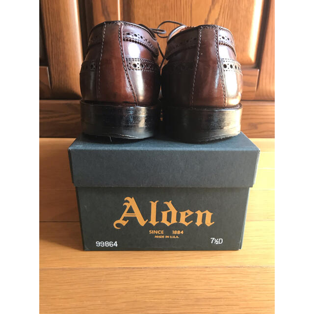 Alden(オールデン)のAlden 125th Anniversary ダークブラウン・コードバン  メンズの靴/シューズ(ドレス/ビジネス)の商品写真