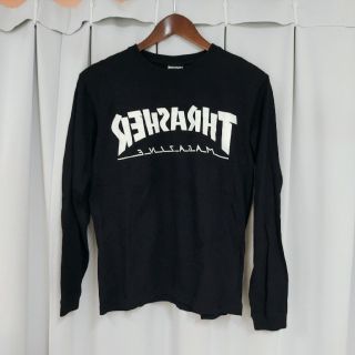 スラッシャー(THRASHER)のTHRASHERロンTブラック(カットソー(長袖/七分))