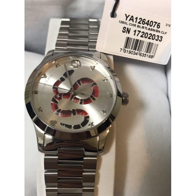 海外 正規品】 GUCCI 新品 グッチ YA1264076 腕時計 蛇 スネーク