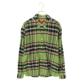 シュプリーム(Supreme)のシュプリーム ボタンダウンチェック長袖シャツ L(シャツ)