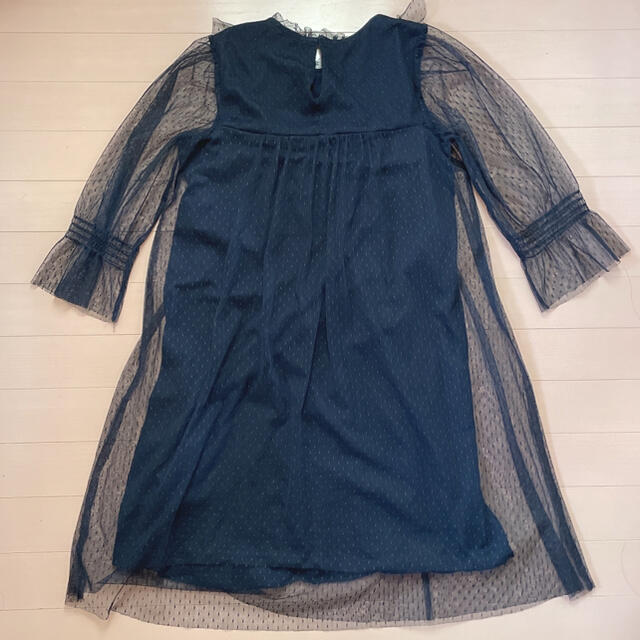 ZARA(ザラ)のZARA 140～150cm チュールレースドレス キッズ/ベビー/マタニティのキッズ服女の子用(90cm~)(ドレス/フォーマル)の商品写真