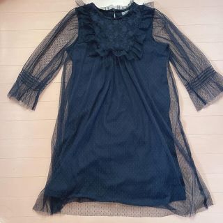 ザラ(ZARA)のZARA 140～150cm チュールレースドレス(ドレス/フォーマル)