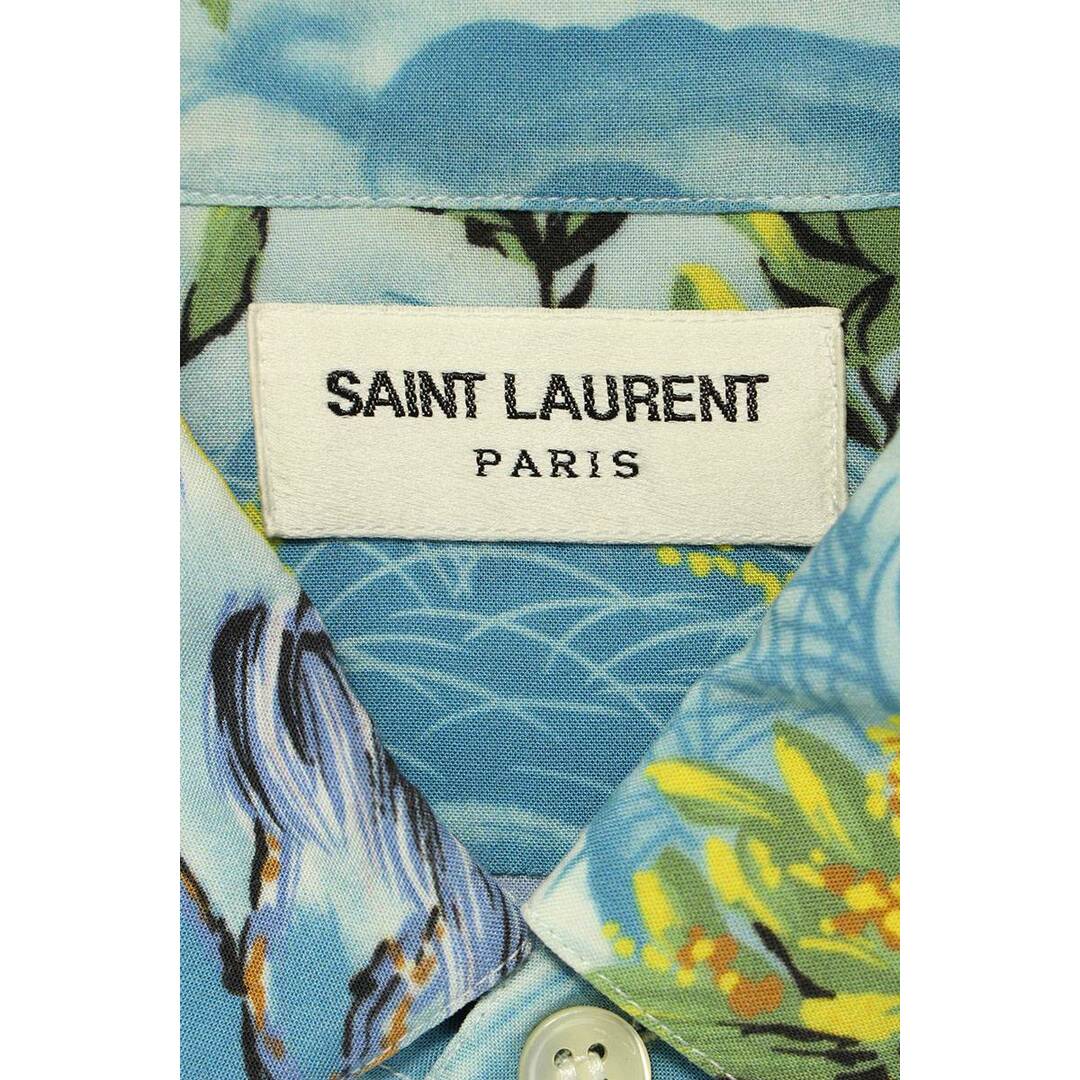 Saint Laurent(サンローラン)のサンローランパリ 376916 Y934L レーヨンアロハ長袖シャツ メンズ 38 メンズのトップス(シャツ)の商品写真