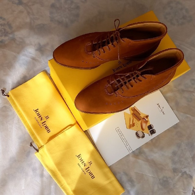 入荷中 - LOBB JOHN John ☆未使用 BOOTスエードスニーカー Lobb
