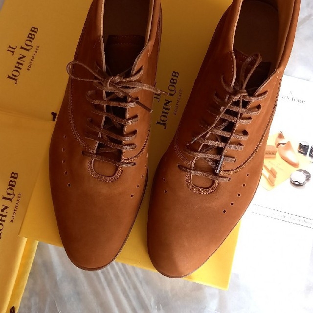 入荷中 - LOBB JOHN John ☆未使用 BOOTスエードスニーカー Lobb