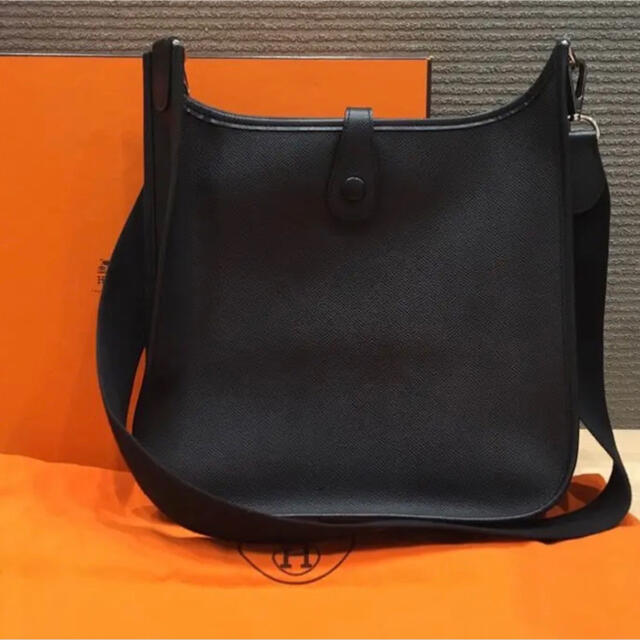 美品 HERMES エブリンI PM ショルダーバッグ ブラック