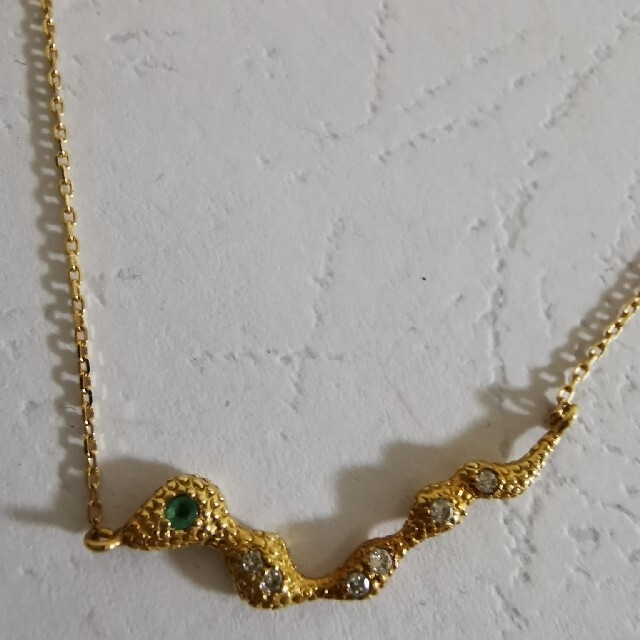Ayami　jewelry　アヤミジュエリー　ネックレス　ヘビ　エメラルド　蛇 2