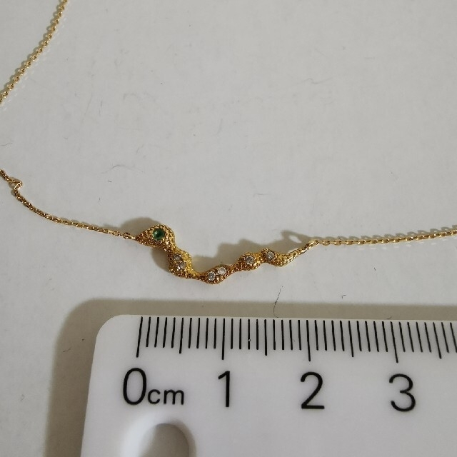 Ayami　jewelry　アヤミジュエリー　ネックレス　ヘビ　エメラルド　蛇