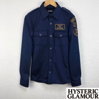 ヒステリックグラマー(HYSTERIC GLAMOUR)の美品 ヒステリックグラマー ジャケット ネイビー サイズS(ブルゾン)