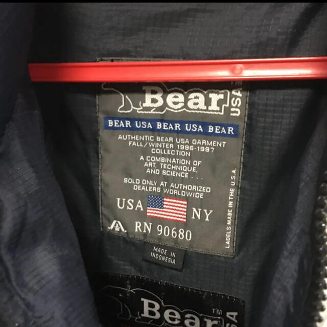 Bear USA(ベアー)のBearダウンジャケットリバーシブル2XL相当サイズ メンズのジャケット/アウター(ダウンジャケット)の商品写真