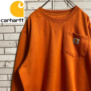 カーハート(carhartt)の90s カーハート メキシコ製 S デッドストック ビッグシルエット ロゴタグ(スウェット)