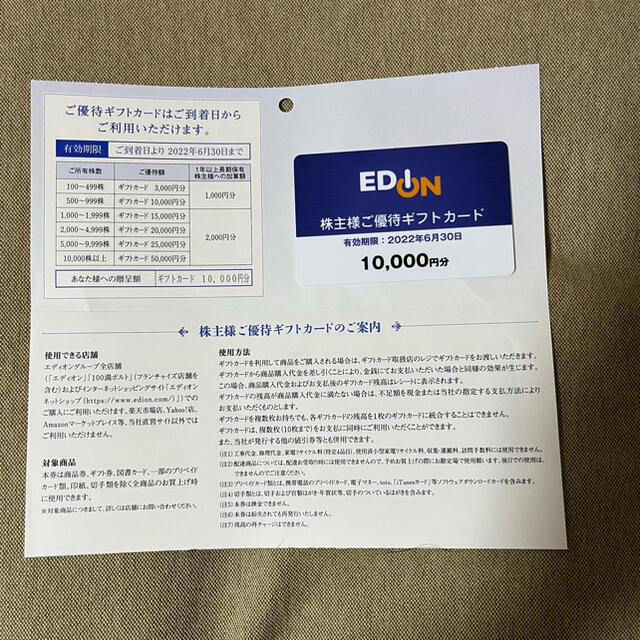 新規購入 株主優待 ヤマダ電機の株主優待到着 ネットで稼ぐ方法と実態 お 好評 Phanvancuong Com