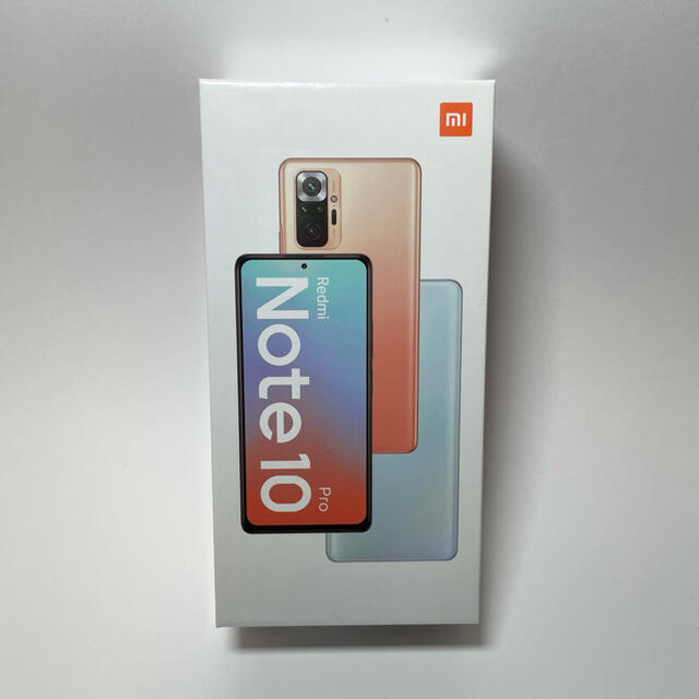 【新品】Xiaomi Redmi Note 10 Pro オニキスグレー