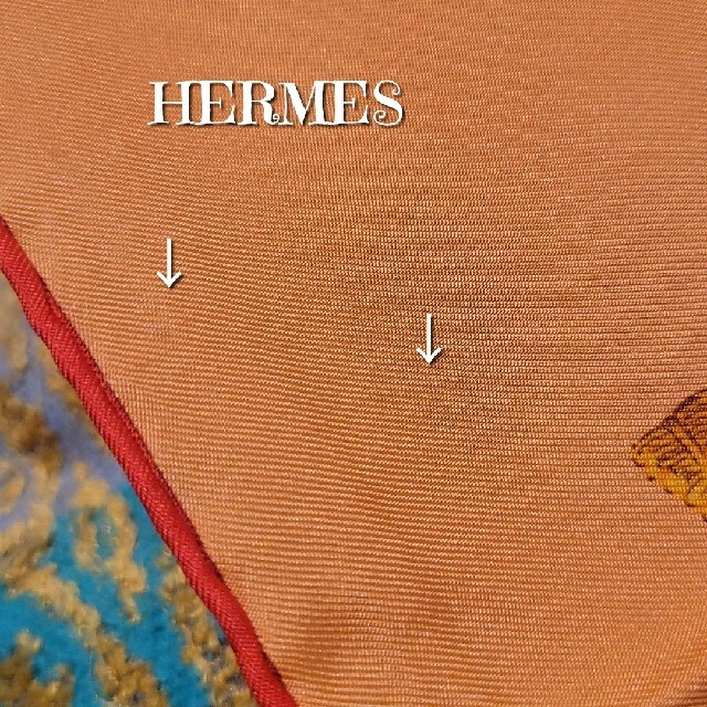 レア　稀少　HERMES　エルメス　カレ90　スカーフ　光と影