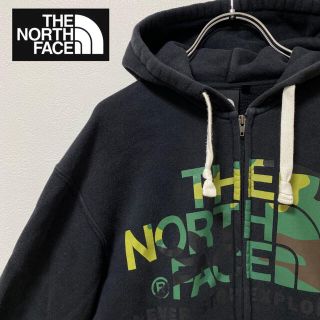 ザノースフェイス(THE NORTH FACE)のセール！【良品】ザノースフェイス　ジップアップ　パーカー　カモフラ(パーカー)