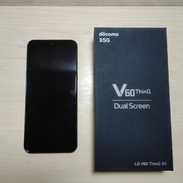 LG V60 ThinQ 5G docomo版 SIMロック解除済み 気質アップ