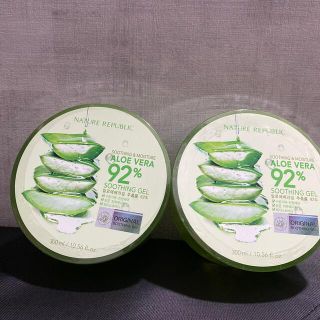 ネイチャーリパブリック(NATURE REPUBLIC)の正規品NATURE REPUBLIC ALOE VERA2個セット　アロエベラ(ボディクリーム)