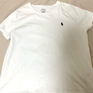 ポロラルフローレン(POLO RALPH LAUREN)のラルフローレン　ロゴTシャツ　白　XL レディース(Tシャツ(半袖/袖なし))