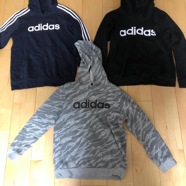 adidas(アディダス)のアディダス　パーカーセット キッズ/ベビー/マタニティのキッズ服男の子用(90cm~)(その他)の商品写真