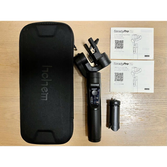 GoPro(ゴープロ)のGoPro Hero7 Black+3wayグリップ+電動ジンバル+SDセット スマホ/家電/カメラのカメラ(コンパクトデジタルカメラ)の商品写真