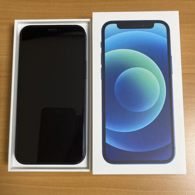 【美品】 SIMフリー iPhone 12 mini 128GB ブルー