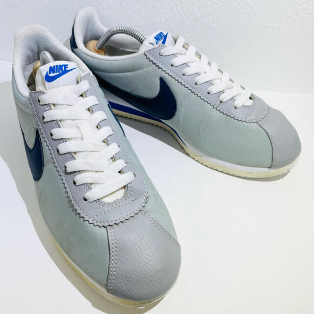 NIKE(ナイキ)のNIKE★CORTEZ/クラシック コルテッツ ナイロン★グレー×紺★27.5 メンズの靴/シューズ(スニーカー)の商品写真