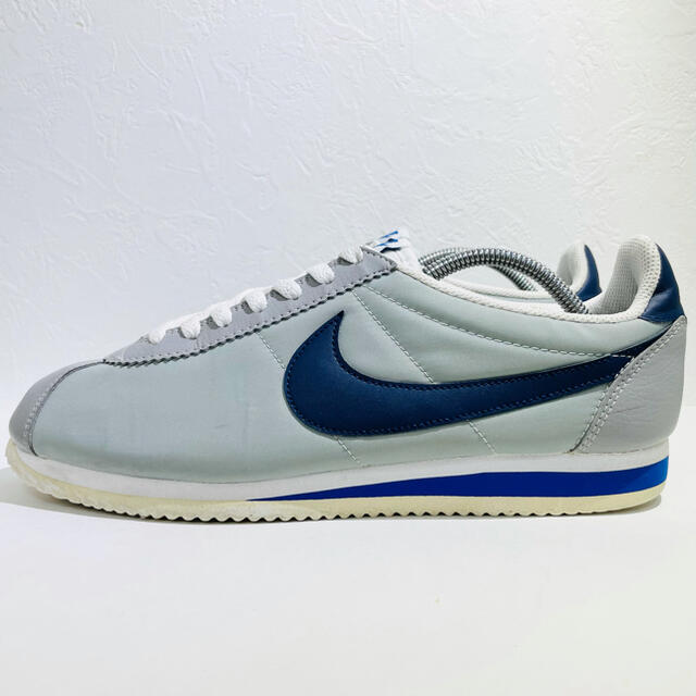 NIKE(ナイキ)のNIKE★CORTEZ/クラシック コルテッツ ナイロン★グレー×紺★27.5 メンズの靴/シューズ(スニーカー)の商品写真