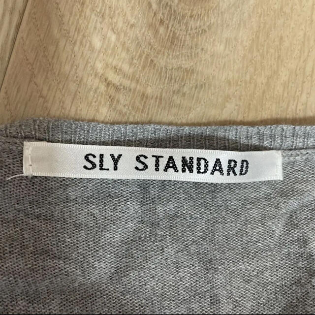 SLY(スライ)のSLY STANDARD ロングカーディガン グレー レディースのトップス(カーディガン)の商品写真