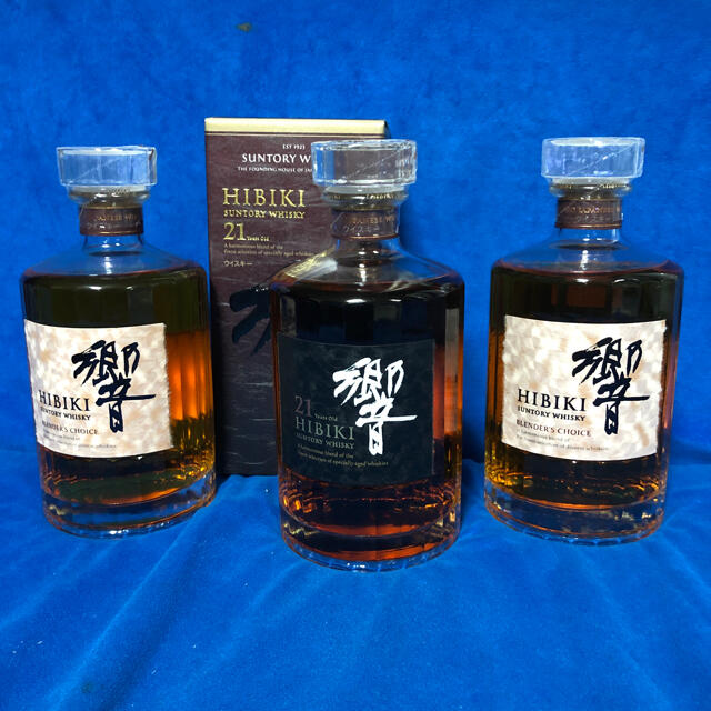 響 21年 700ml 1本山崎 18年 700m 2本 箱付