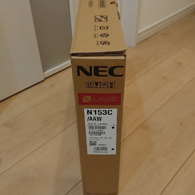 NEC(エヌイーシー)の最安値【新品未使用】NEC N153C/AAW LAVIE ノートパソコン スマホ/家電/カメラのPC/タブレット(ノートPC)の商品写真